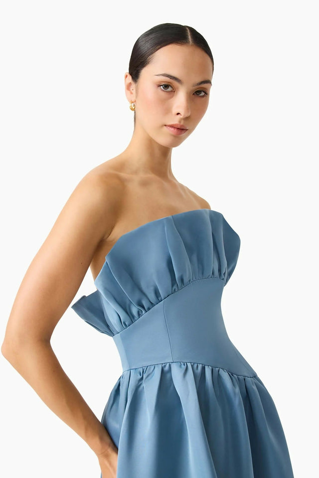 Elliatt Laurel Gown - Steele Blue Size 12 - 12 / Blue - Dresses