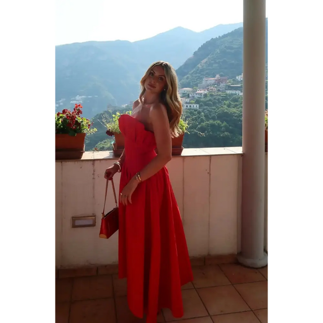 Elliatt Laurel Sleeveless Maxi Dress In Red - Dresses