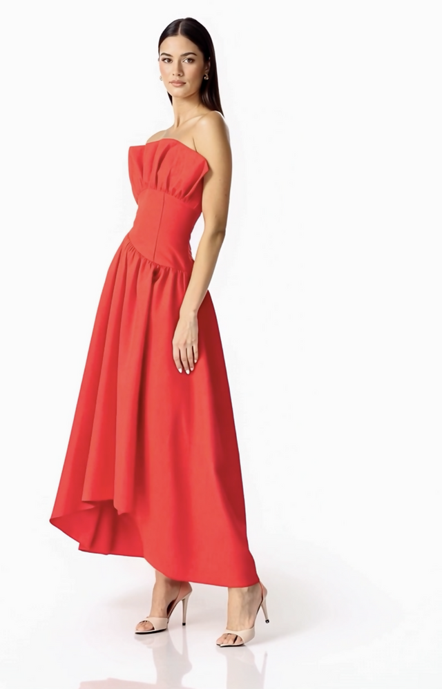 Elliatt Laurel Sleeveless Maxi Dress in Red M / AU 10 - Red / 10 - Dresses