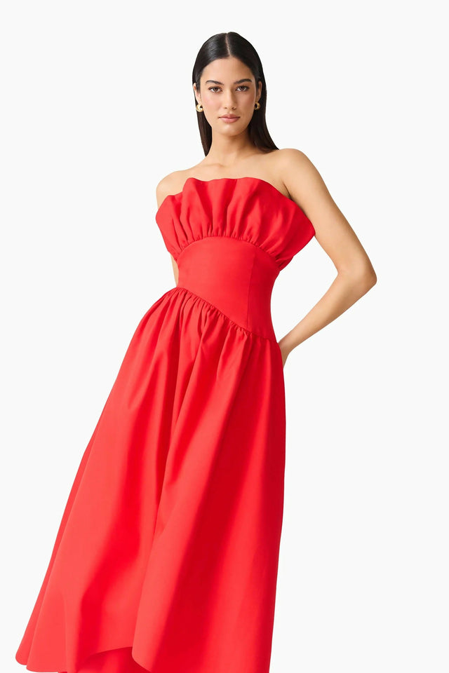 Elliatt Laurel Sleeveless Maxi Dress in Red Size 8 10 - Dresses