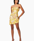 Elliatt New Age Mini Dress - 8 / Yellow - Dresses