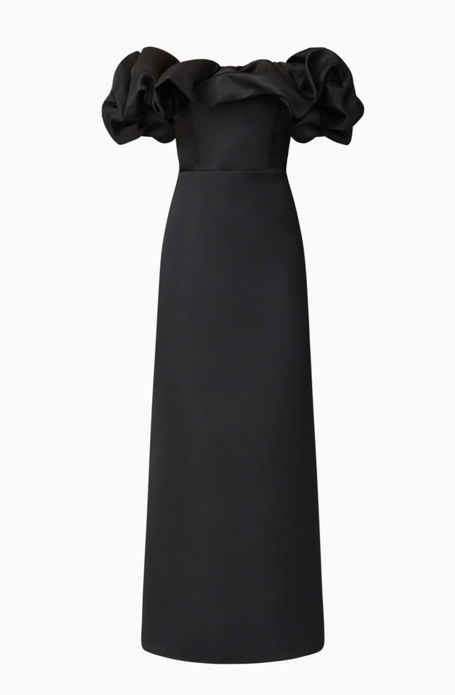 Elliatt Sharon Off The Shoulder Midi Dress in Black XL / AU 14 - Black / 14 - Dresses