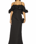 Elliatt Sharon Off The Shoulder Midi Dress in Black XL / AU 14 - Black / 14 - Dresses