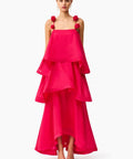 Elliatt Thalia Tiered Gown Dress - 10 / Red - Dresses
