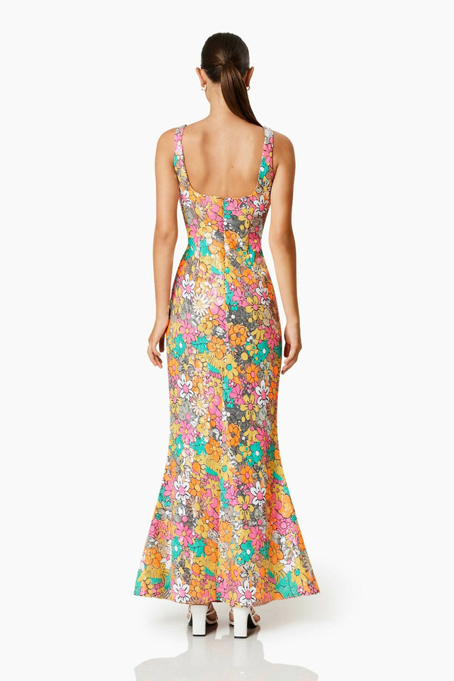 Elliatt Tiki Dress - 14 / Floral - Dresses
