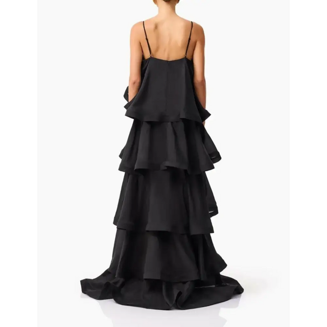 Elliatt Tilly 5 Tiered Maxi Dress in Black - Passion | Passion For Fashion Elliatt Tilly 5 Tiered Maxi Dress in Black - Passion | Passion For Fashion