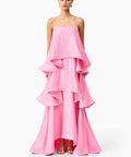 Elliatt Tilly Tiered Maxi Dress - 12 / Pink - Dresses