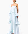 Elliatt Tilly Tiered Maxi Dress Blue Size 8 10 - Dresses