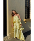 Elliatt Tilly Tiered Maxi Dress Butter Yellow Size 8 - 8 / Yellow - Dresses