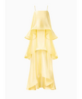Elliatt Tilly Tiered Maxi Dress in Butter Yellow - 8 / Yellow - Dresses