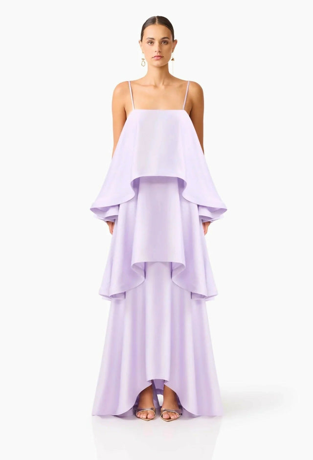 Elliatt Tilly Tiered Maxi Dress in Purple - Dresses