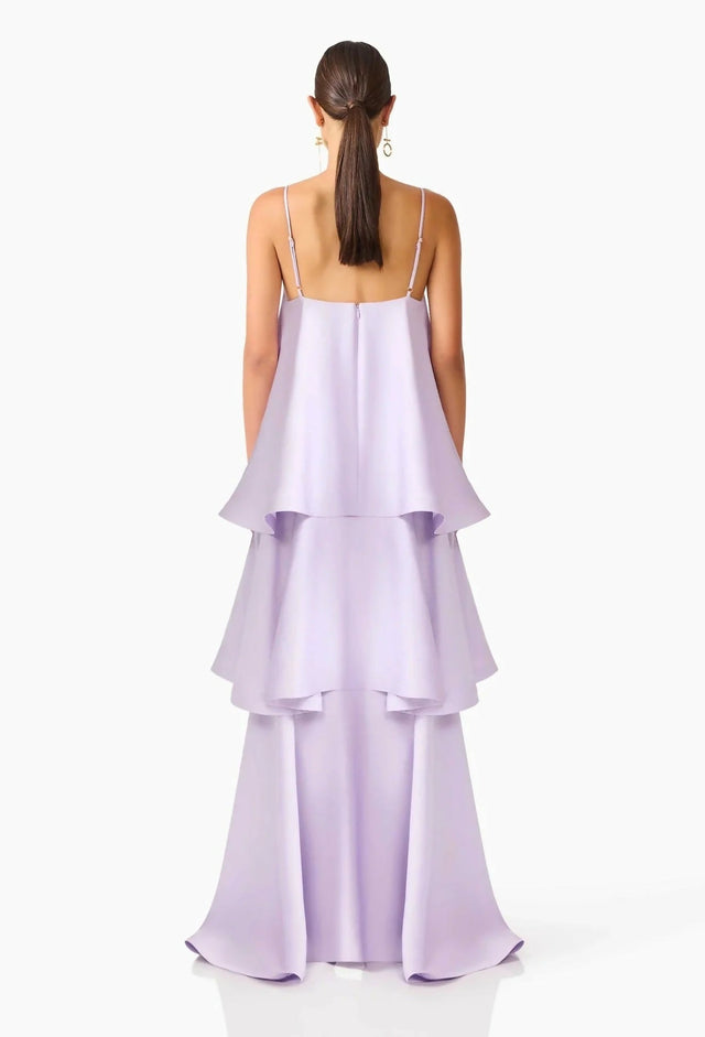 Elliatt Tilly Tiered Maxi Dress in Purple - Dresses