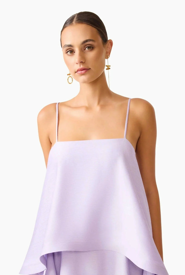 Elliatt Tilly Tiered Maxi Dress in Purple - Dresses