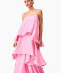 Elliatt Tilly Tiered Maxi Dress - Pink - Dresses