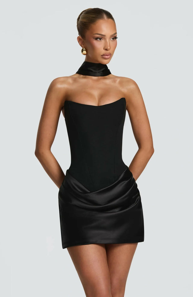 Babyboo Maggie Mini Dress Black