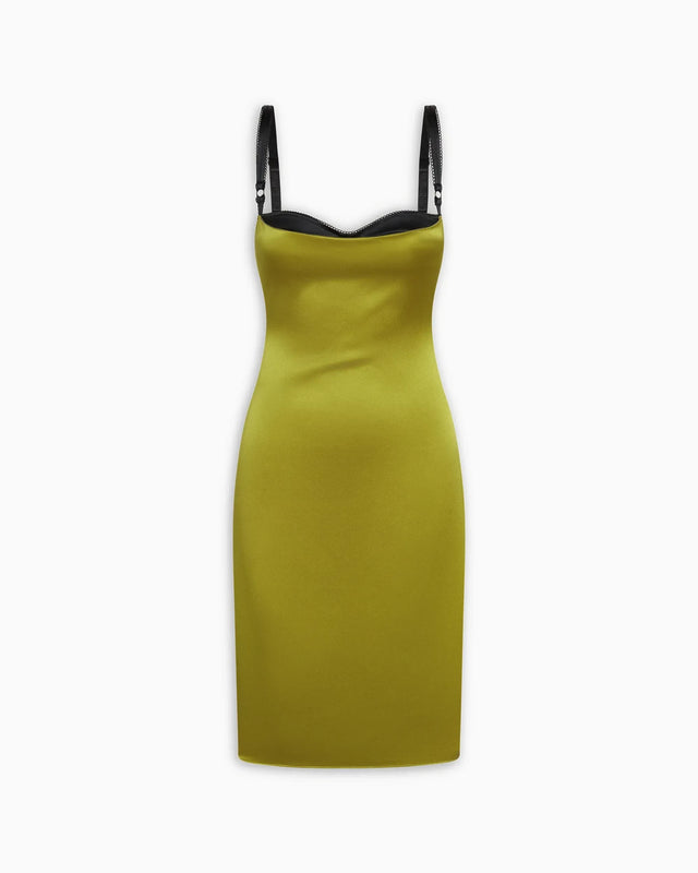 Khy Silk Bustier Midi Dress