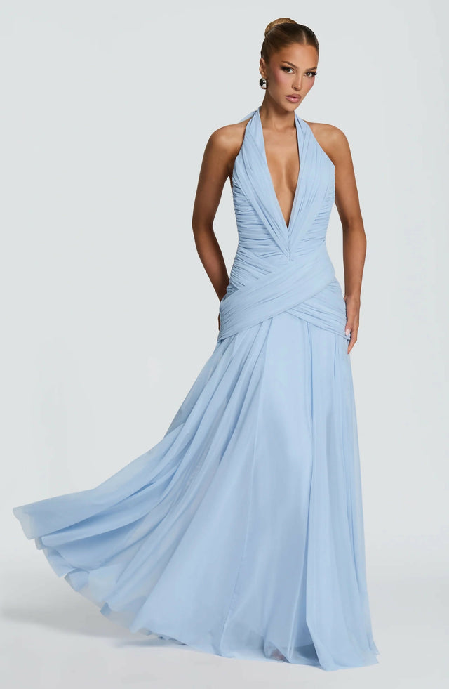 BABYBOO Cleo Maxi Dress Glacier Blue