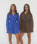 Esme Resort Ellison Belted Shirt Dress - Dresses