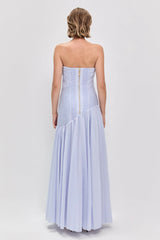 Aje Aquiline Gown Blue view 3