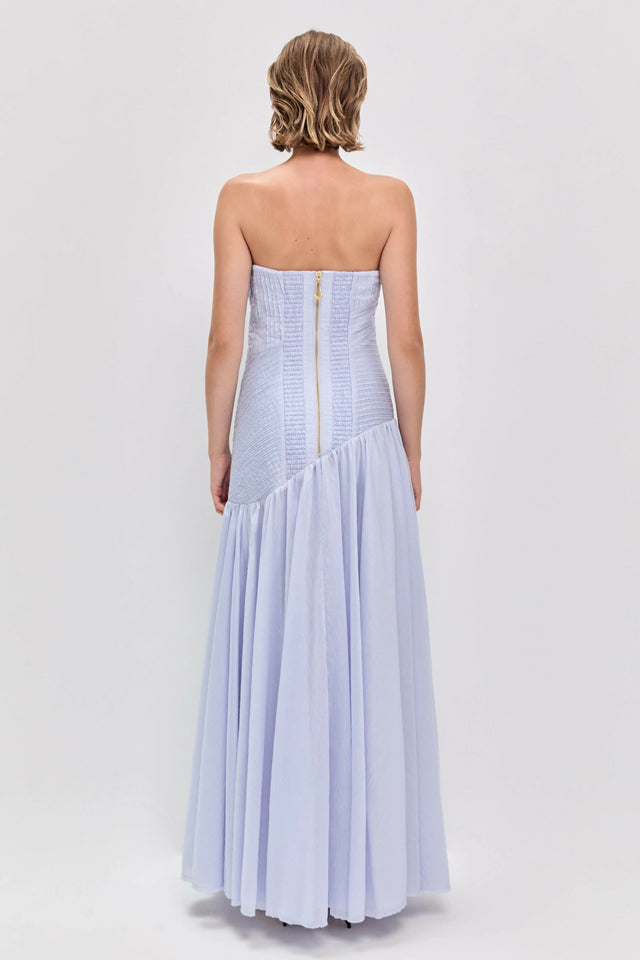 Aje Aquiline Gown Blue