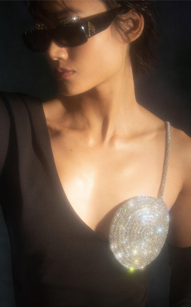 ExclusiveCM Asymmetric Spiral Gown - Passion For Fashion 