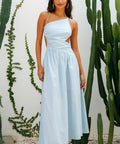 Eye on You Ice Midi Dress - 8 / Blue - Dresses