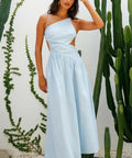 Eye on You Ice Midi Dress - 8 / Blue - Dresses