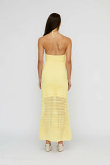 The Wolf Gang Sevilla Maxi Dress Lemon view 4