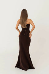 HNTR the Label Louie Gown Brown Size 10 view 3