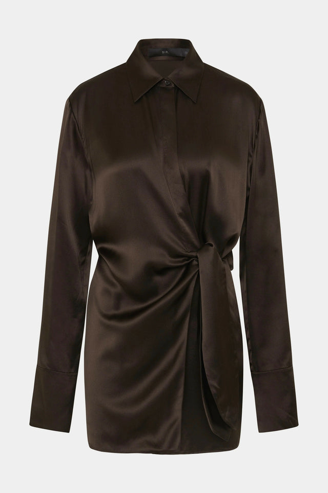 Sir Sorrento Shirtdress in Chocolate