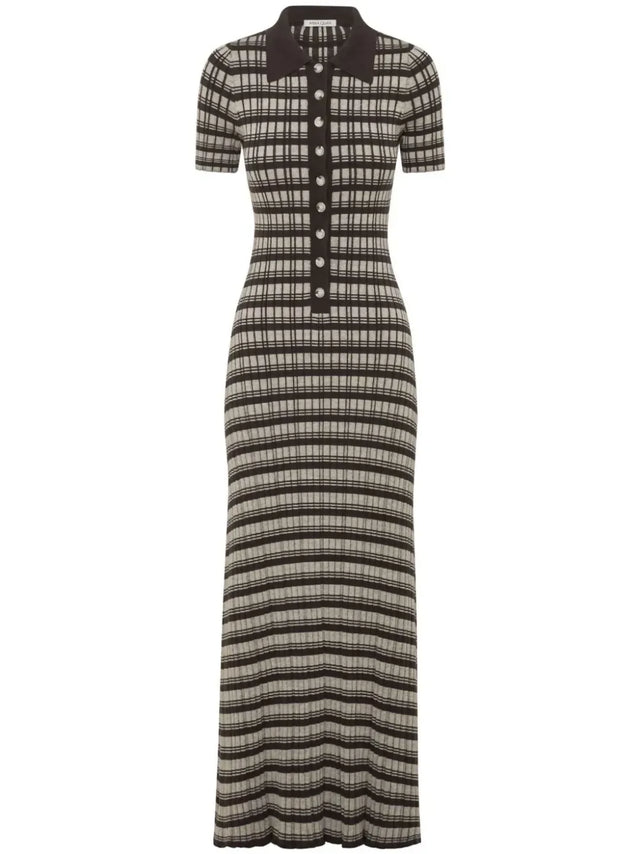 Anna Quan Penelope Midi Dress Tiramisu Brown