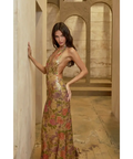 Fait Par Foutch Fleur Sequin Maxi Dress Multi Size XS - 6 / Gold - Dresses