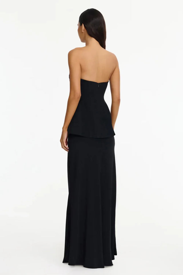 Acler Bankfield Maxi Dress Black