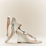 Lana Wilkinson Martine Wedge Silver Metallic view 2