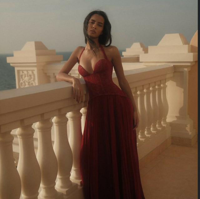 Fenity Gaia Dress Red - Dresses