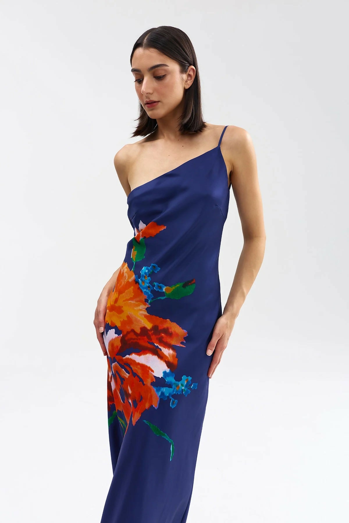 Aston Studio Clemence Dress - Royal Papaya – view 2