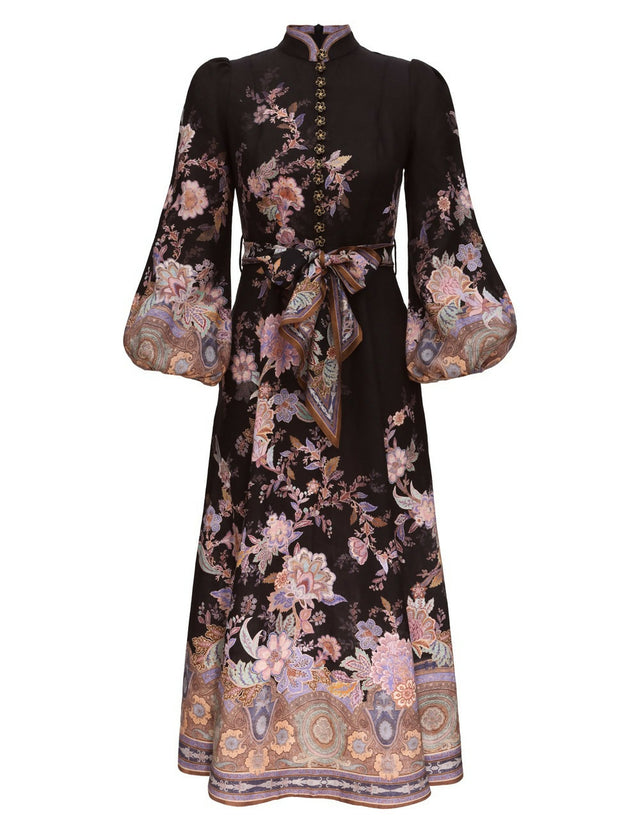 Zimmermann Luna Button Midi Dress