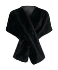 Forever New Faux Fur Wrap - Scarfs