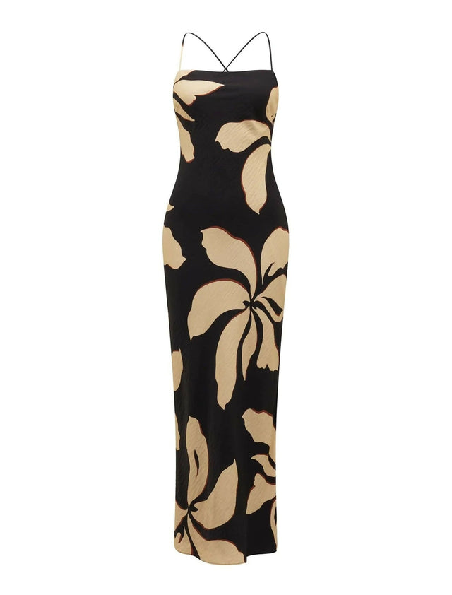 Forever New Jude Textured Tie Back Midi - 16 / Print - Dresses