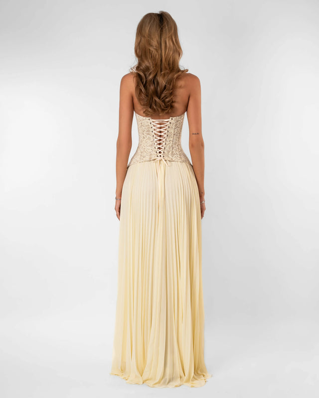 Fenity Gaia Dress in Butter Yellow