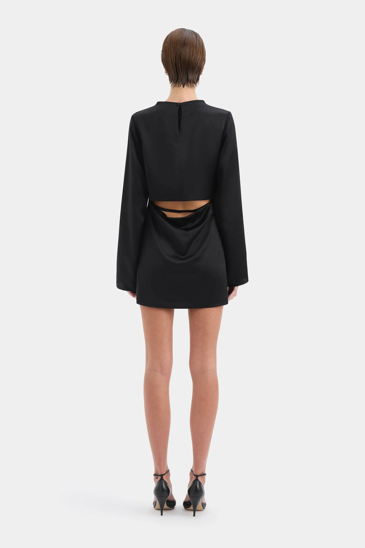 Sir Yasmine Long Sleeve Mini Dress – view 3