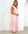 Gingham & Heels Rowler Dress in Pink - 10 / Pink - Dresses