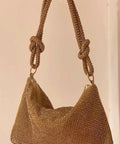 Girls with Gems Sparkly Handbags - Silver Gold Pink or Black - Bags