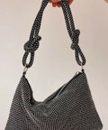 Girls with Gems Sparkly Handbags - Silver Gold Pink or Black - Bags