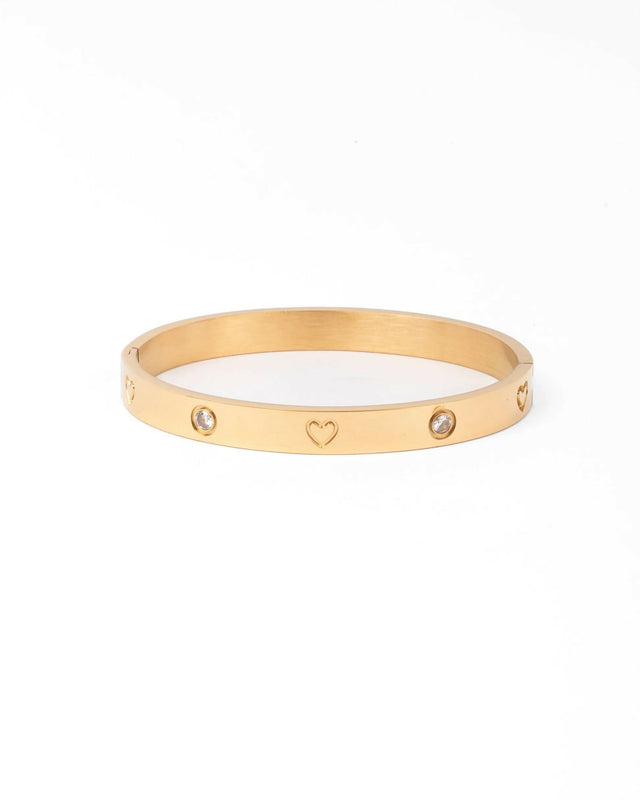 The Elan Edit (BUY TO KEEP) Amaris Heart Bangle