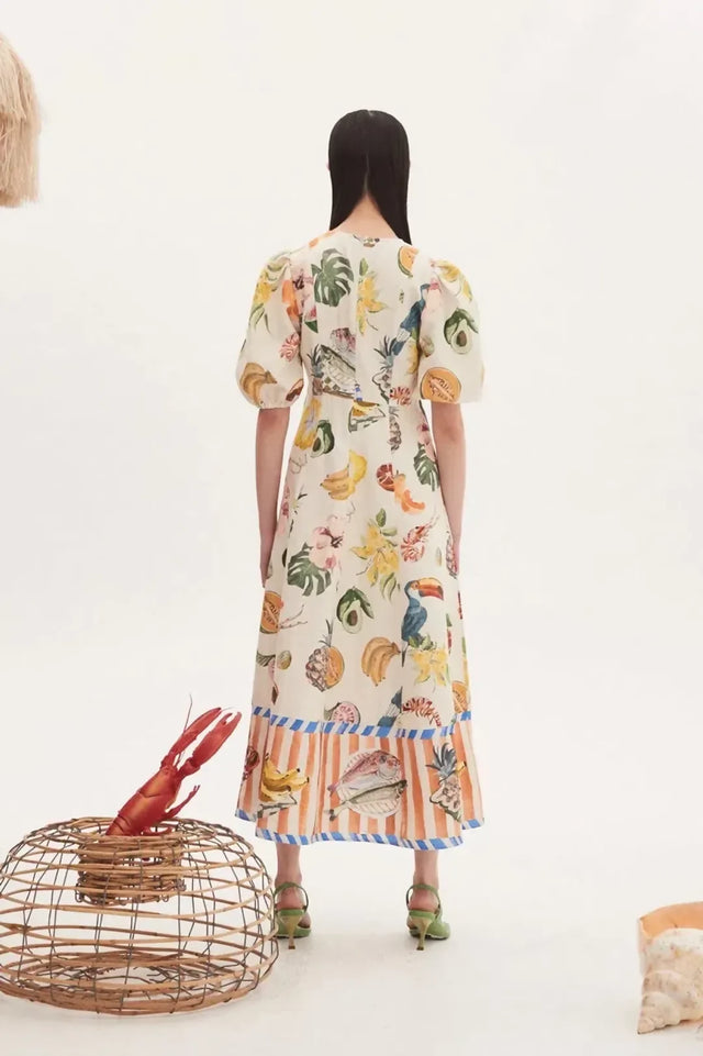 Alemais Theo Midi Dress Multi