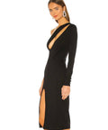 H:Ours Pagne Midi Dress  Dress.