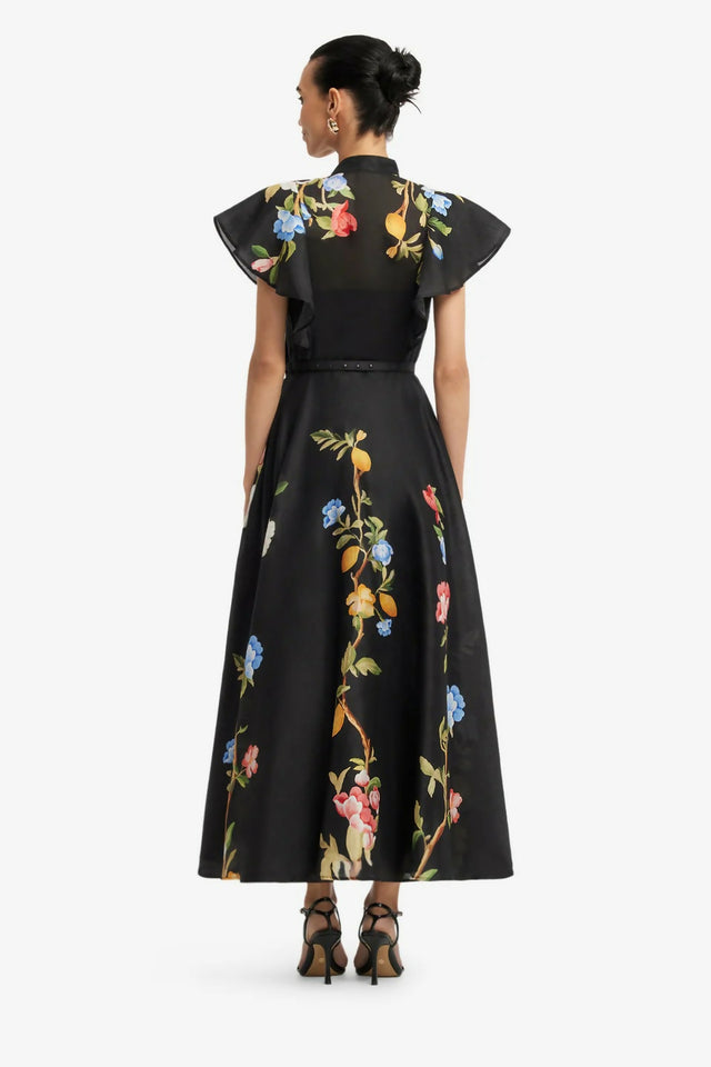 Leo Lin Elsie Flutter Sleeve Vine