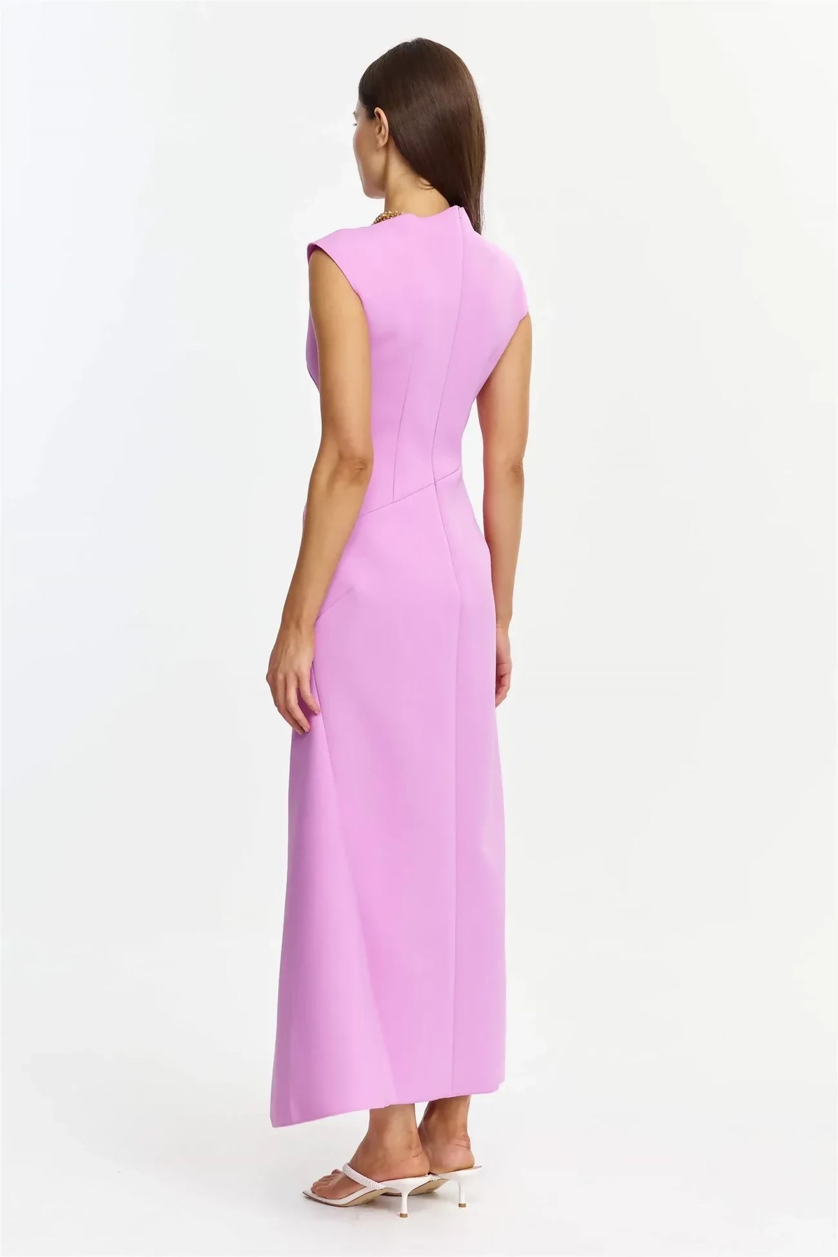 Acler Burbank Maxi Dress - Zinnia Pink – view 3