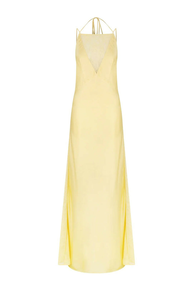Hansen & Gretel Arie Lace Dress In Butter - 8 / Yellow - Dresses